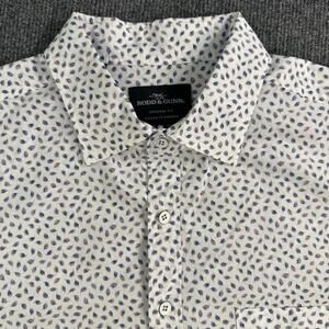 Rodd & Gunn Men’s Cove Road Shirt Original Fit European Cotton Dress Shirt XL